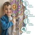 thumbnail image 3 of Blackout Kids Curtains,Boho Bohemia Pioneer Flower Childrens Insulated Curtains Set Of 2,Bedroom Essentials,Toddler Room Decor 42"x54"(106x137cm), 3 of 3