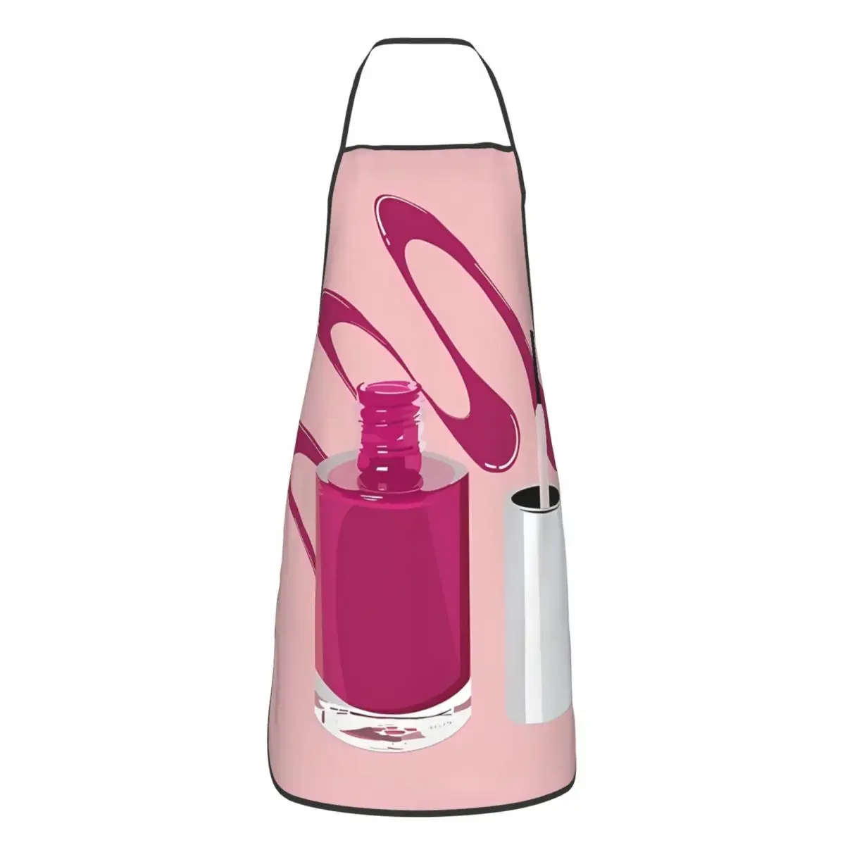 Custom Bib Nail Polish Is My Power Apron for Men Women Adult Chef Cooking Kitchen Nail Polish Tablier Cuisine Painting
