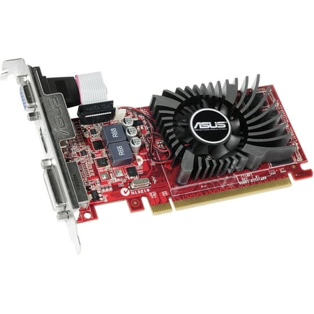 Asus R7240-2GD3-L Radeon R7 240 Graphic Card - 730 MHz Core - 2 GB DDR3 SDRAM - PCI Express 3.0 - Low-profile - 1800 MHz Memory Clock - 128 bit Bus Width - 1920 x 1200 - CrossFire - Fan Cooler - (Best Graphics Card Cooler)