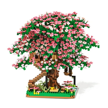 Bonsai Tree Building Set,Japanese Tree House Model Sets for Adults, 1600Pieces Mini Micro Bricks Collectible Creative Gift for Teens Girls 14 