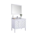 thumbnail image 2 of Mediterraneo - 36 - White Cabinet + White Carrera Counter, 2 of 2