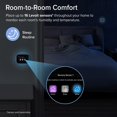 thumbnail image 2 of LEVOIT Smart Thermostat for Home, WiFi Programmable Digital Thermostat, Works with Alexa and Smart Sensor, Energy Saving, Large Touch Screen, C-Wire Adapter Included, DIY Install, Aura 400S, White, 2 of 5