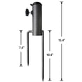 thumbnail image 5 of AMMSUN Patio Umbrella Steel Anchor Heavy Duty Ground Auger Base with Forks for Outdoor Lawn, 5 of 7