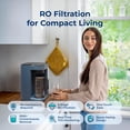 thumbnail image 4 of Bluevua Ro100Ropot-Lite Countertop Reverse Osmosis Water Filter System, 5 Stage Purification, 3:1 Pure To Drain, Portable Water Purifier (No Installation Required) (Blue), 4 of 4