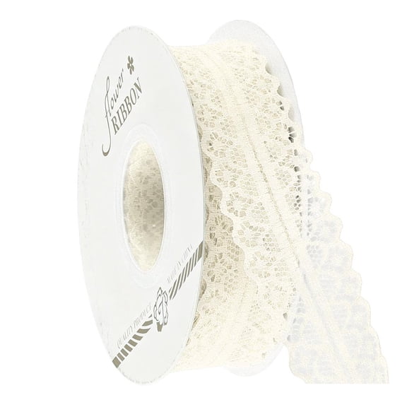 OADUKQ Beige Roll of Lace Ribbon