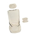 thumbnail image 1 of twisto Office Chair Covers Removable Elastic Chair Seat Cover with Headrest Slipcover And Armrest Protector Polyester Yarn Suitable for Home Office Study Spa White, 1 of 8