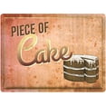 thumbnail image 2 of North 40  24x19 Black Ornate Wood Framed with Double Matting Museum Art Print Titled - Piece of Cake, 2 of 4