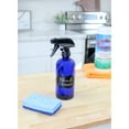 16oz Cobalt Blue PLASTIC Spray Bottles w/Heavy Duty Mist & Stream