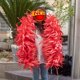 thumbnail image 1 of Black 2/3 Yard Natural Rooster Tail Feathers Boa Trim Chicken Plumes Scarf for Christmas Carnival Party Dress Clothing Shawl, 1 of 4