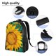 thumbnail image 5 of Easygdp Vibrant Sunflower Painting Mochila Versátil y Elegante: Comodidad, Almacenaje y Durabilidad para la Universidad, Trabajo, Viajes y Uso Diario, 5 of 8