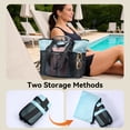 thumbnail image 6 of PASMAN Large Beach Bag with Zipper - 8 Pockets Sandproof Beach Tote Bag for Women,Foldable Lightweight Family Swim Bag Vacation, 6 of 9