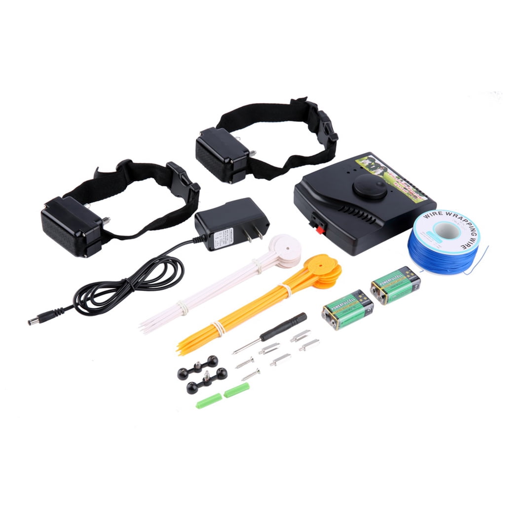 2 Pcs Training Shock Collar, Legendog Waterproof New Underground Electric Dog Pet Fence Fencing System Rechargeable and... by Legendog