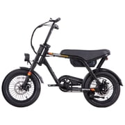 GOTRAX Ranger16 Adult Electric Bike - 36V 20 MPH Speed, 24 Mile Range, 16 x 3 Fat Tires, Moped Style, Black