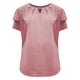 thumbnail image 5 of Pantalones Cortos para las Mujeres Sexy Color Sólido Cuello Redondo Camiseta de Manga Corta 95% Poliéster 5% Spandex, Top Casual de Moda para las Mujeres, 5 of 9