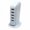 White, variant on USB Charging Station for Multiple Devices, 20W 5 USB Ports Multiport Charger Tower, Compatible with Smartphones, Tablets and Other Devices (Black)