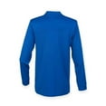 thumbnail image 2 of Henbury Adults  Long Sleeve Coolplus Piqu Polo Shirt, 2 of 4