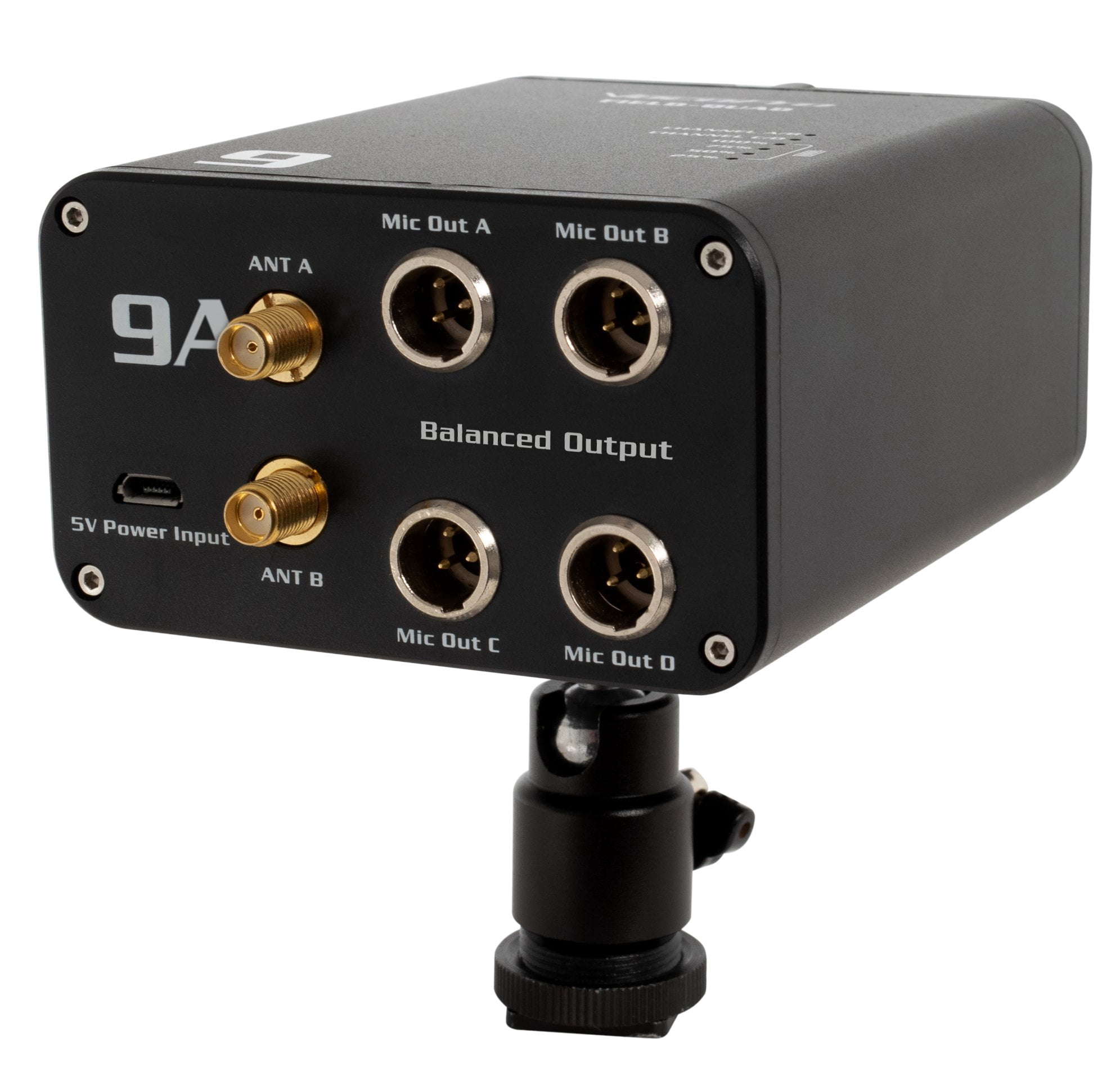 VocoPro - Portable Eight Lavalier Field/Camera-Mountable Wireless Microphone System. VCOFIELD-QUAD-FILM-8L