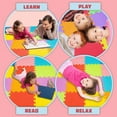 thumbnail image 4 of ToyVelt Foam Puzzle Floor Mat for Kids – Vibrant Interlocking Play Mat with Educational Alphabet Tiles, 4 of 7