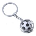 thumbnail image 1 of Soccer Ball Keychain - Metal Rotating 3D Sports Keychain, Football Key Ring, Birthday, 1 of 4