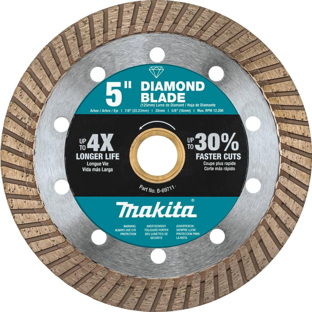 MakitaB69711 5in. Diamond Blade, Turbo, General Purpose