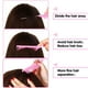thumbnail image 4 of Whataatahia 6 Piezas Peines para Separar el Cabello Peine Pintail de Acero Inoxidable Peine de Cola de Rata Peines para Cortar el Cabello Peluquería Peinar, 4 of 8