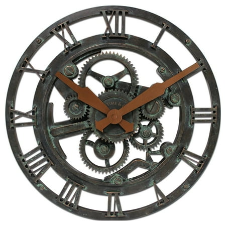 - FirsTime Oxidized Gears Wall Clock