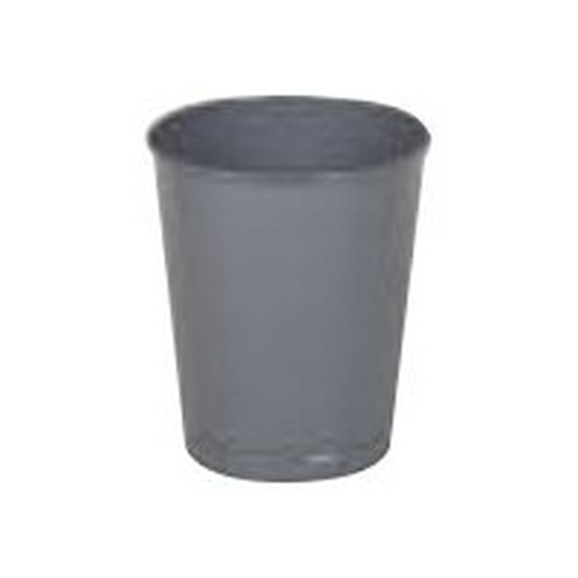 Rubbermaid - Corbeille à Papier - Ronde - 26 gal - Acier Enduit de Poudre - Gris