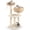 Off-White, variant on BarefHaven Modern Cat Tree, Tall Cat Tower with Natural Sisal Scratching Post, Hand-Made Wicker Cat Condo & Top Perch, Funny Hanging Toy Ball, Cute Cat Tree Tower for Indoor Cats