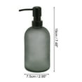 thumbnail image 4 of Unique Bargains 1 Pc Simple Cylindrical Soap Pump Dispenser for Bathroom Hotel 400ml Gray Black, 4 of 6