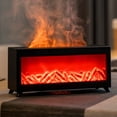 thumbnail image 3 of CJiaWei Simulation Of Flame Fireplace Air Humidifier Home Bedroom Heavy Fog Automatic Fragrance Desktop Aromatherapy Machine, 3 of 4
