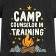thumbnail image 3 of Instant Message - Camp Counselor In Training - Toddler & Youth Girls Short Sleeve Graphic T-Shirt, 3 of 6