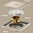 thumbnail image 6 of Brass Anti-odor Bathroom Toilet Kitchen Washing Machine Floor Drain Water Drainage, 6 of 12