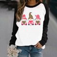 thumbnail image 2 of Día de San Valentín moda mujer Casual manga larga impreso señoras sudaderas Tops Fridja hkj302, 2 of 9