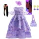 thumbnail image 1 of Encanto niñas Isabella vestido princesa Rapunzel Halloween fiesta Cosplay disfraz vestir niños ropa trajes cumpleaños graduación vestido 7-8T Gao Jinjia LED, 1 of 2