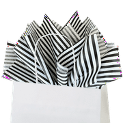 Flexicore Packaging Black Gift Wrap Tissue, (10 Rolls)