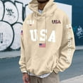thumbnail image 2 of CONROSES Mens Hoodies Patriotic Usa Flag Graphic Hoodie for Men Long Sleeve Warm Pullover Hooded Sweatshirt Soft Fall Winter Sweatshirts With Pocket, 2 of 4