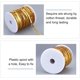 thumbnail image 4 of 200 yardas de tira plana de lentejuelas de 4 mm, adorno de lentejuelas doradas y plateadas para manualidades, flecos, costura y joyería., 4 of 7