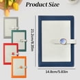 thumbnail image 7 of Notebook - PU Leather A5 Journal with Button Closure, Lined Pages for Work School and Home, 7 of 7