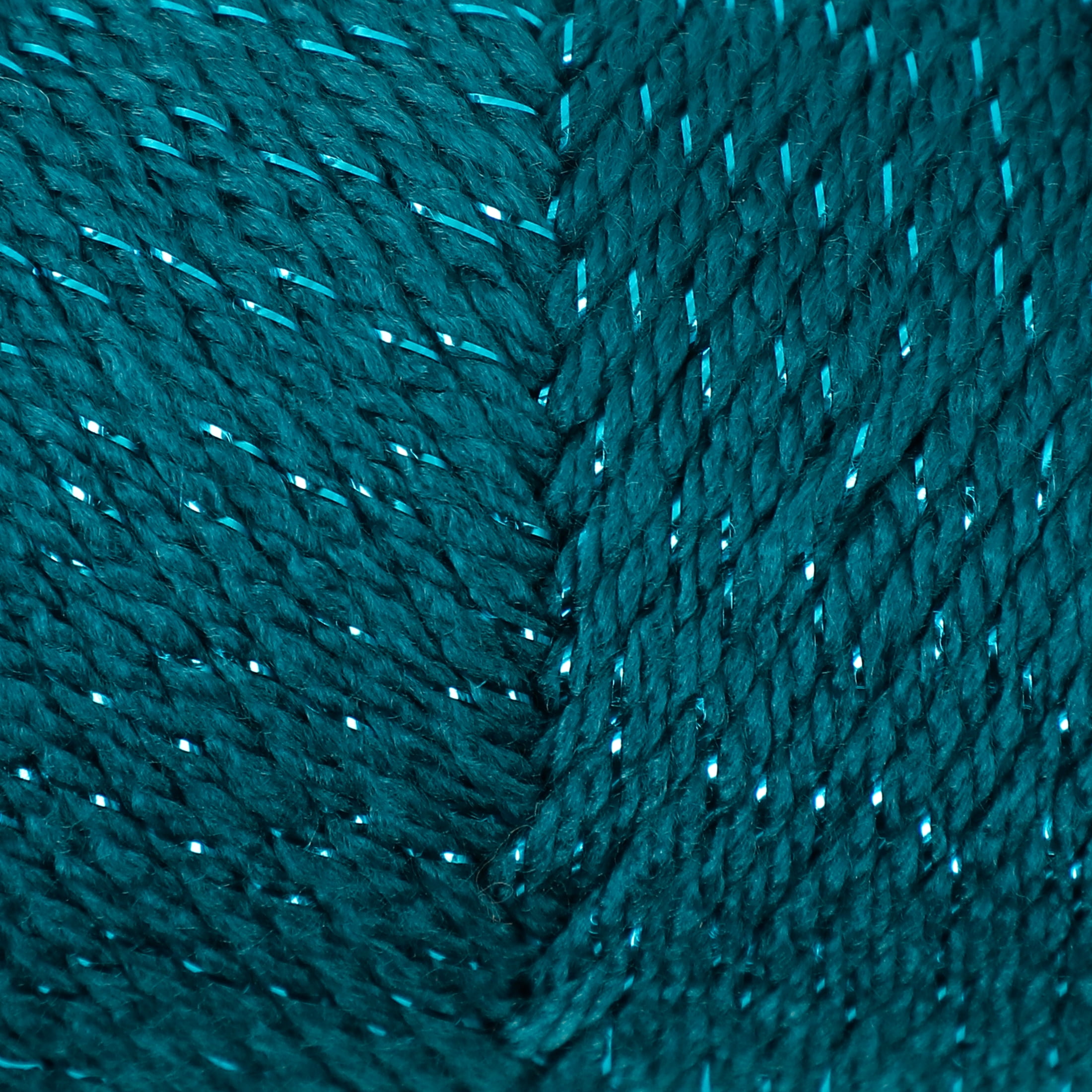 Mainstays Sparkle Acrylic Yarn, 5 oz, Teal