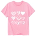 thumbnail image 3 of T-shirt Décontracté Stylé pour Filles à Imprimé Graphique, Col Rond, Manches Courtes, Haut pour Tous les Jours, 3 of 3