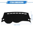 thumbnail image 6 of Unique Bargains Dashboard Dash Cover Compatible for Chevy Trax 2017-2020, Durable Polyester Front Dash Cover Mat Black, 6 of 7