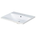 thumbnail image 4 of 24" Single Bathroom Basin Sink, Vanity Top Only, 3-Faucet Holes, Resin, 4 of 9