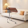 thumbnail image 3 of Mobile Table 180° Angle Height Adjustable Rolling Laptop Desk Sofa Bed Tray C-Shaped Notebook Table Stand 3 Universal Wheels, 3 of 18