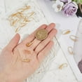 thumbnail image 3 of 20Pcs Brass Earring Hooks 18mm Gold Plated French Earring Hooks Leverback Ear Wires with Loop Dangle Earrings Connectors for DIY Earrings Jewelry MakingPin:1mmHole:3.5mm18 Gauge Gold, 3 of 7