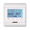 thumbnail image 1 of 220/230V 7-day LCD programmable electric floor heating thermostat digital LCD controller panel 16A for floor, 1 of 8
