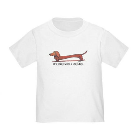 

CafePress - Long Day Dachshund Toddler T Shirt - Cute Toddler T-Shirt 100% Cotton