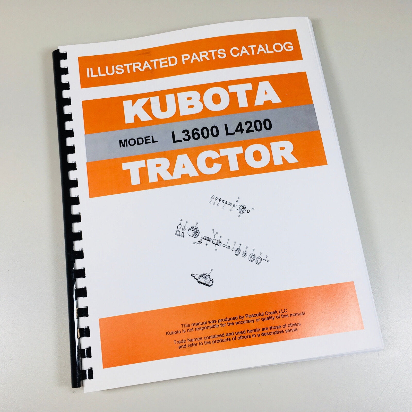 KUBOTA L3600 L4200 L3600DT L4200DT TRACTOR PARTS ASSEMBLY MANUAL ...