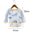 thumbnail image 2 of Monos para comer para niños, ropa inversa de manga larga impermeable para bebés, 2 of 5