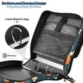 thumbnail image 4 of FORMRS Zipper Binder with Shoulder Strap 2-inch Ring 500 Sheet Capacity File Bag, Green Floral Oranges, 4 of 5