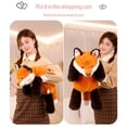 thumbnail image 5 of BEAFNKSG Cute Sloth Stuffed Animal Kawaii Plush Raccoon Fox Crocodile Sloth Weighted Stuffed Animals Throw Pillow, 5 of 6